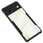 RUPELIK Google Pixel 7 5G (Eagle) Shock Proof Clear Protective Hybrid TPU & PC Transparent Back Crystal Clear Eagle Case Cover for Google Pixel 7 5G (Black/Transparent)