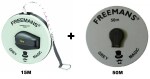 Freemans Grey Magic 15 m and 50 m Measuring Tape