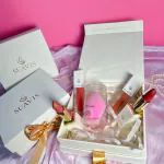 Suavis Reddahliya |Chocolate Apple |liquid lipstick Cookie butter & Red Wine Cream Matte Bullet Lipstick |Beauty Blender Sponge Puff For Women & Girls ||Perfect Lipstick for Everyday Use|Long Lasting Lipstick |(Gift Set)