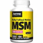 Jarrow Formulas MSM 1000mg, 100 Veggie Capsules