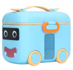 Adore Tuk-Tuk Baby Milk Powder Container with Scoop & Leveler - 180gm- Food Grade- Spill Proof