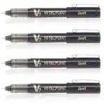 Pilot V7 Hi-Tecpoint Cartridge System Rollerball Pen Pack of 4 (Two Blue & Two Black)