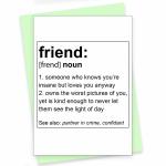 Rack Jack Friendship's Day Funny Greeting Card - Friend