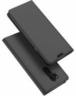 A ACCESSORIES KART LG G7 Black Leather Flip Cover with Kick Stand