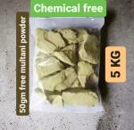 NATUREHUT Pure Natural Mitti Stone for Pimples and Acne Form (Fuller’s Earth/Calcium Bentonite Clay) For Face Pack And Hairs Pack of 5 KG