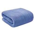 Dabster Microfiber Towels for Bath-Soft Coral Fleece Towel with Hook Quick Dry Super Absorbent-Bath Towel for Men and Women-70 x 140 cm (Dark Blue, Pack of 1)
