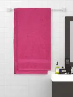 Raymond Home Purple Solid Cotton Bath Towel (Set of 2) (70 cm X 140 cm)