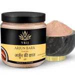 VRIJ Arjun Ki Chaal Powder | 400Gm | Arjun Tree Bark Powder | Terminalia Arjuna | Heart Health | Blood Circulation | Orgnic | Unadulterated | Genuine | Natural | Authentic ( 200G x 2)