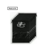 QINPIN Shoe Cover Travel Shoe Bag Shoe Pouch for Travelling Black Shoe Cover for Travel(Pack of 6)