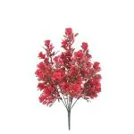 Saf 7 Head'S Red Artificial Flowers For Home Decoration| Without Pot| Red, 36 Cm, Pack Of 1