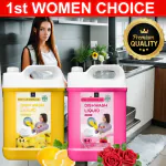 Bliss & Blush Dish wash Liquids Yellow 5Liter & Pink 5Liter combo Pack| Removes Tough Grease, Soft on Hands| Pet Utensils