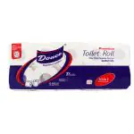 Douce 3 Ply quality Toilet paper, tissue roll, Super Absorbent and Soft, Size: 10 x 3300 cm, Quilted: 3 Ply, 10 toilet tissue rolls x 330 sheets, 3300 Pulls