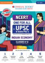 Oswaal NCERT One For All for UPSC and State PSC's Indian Economy Classes 6 to 12 (Old and New NCERT Edition)_oswaal books