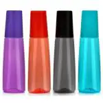 YELLOCUT Kipsip Hydraflow Fridge Water Bottle 1000ml Bottle With Drinking Glass (Pack of 4)