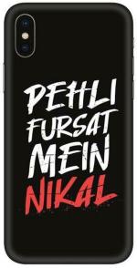 aadia Apple iPhone X Matte Vinyl Quotes Printed Mobile Skin Sticker with Scratch Resistant Lamination