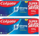 Colgate Strong Teeth Cavity Protection with Calcium Boost (500gm x 2)