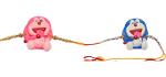 Kavim Kids RAKHI 23432 Plastic (PVC) Rakhi Set (Doraemon,Doraemon soft rubber Kids Rakhi 2 Set`)