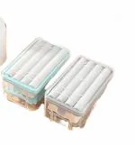 YASH Marketing Pack OF 2 Plastic 2 in 1 Soap Dispenser with Sawtooth Roller, Foaming Soap Box, Dishwashing Soap Bar Box with Drain Holes & Spring, Multifunctional Soap Dish for Home Bathroom Kitchen Countertop (Multicolor)