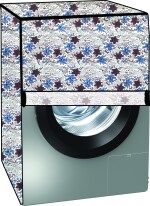Delideal Washing machine cover fit most Samsung 10/7 Kg Front Load Washer Dryer WD10N641R2X, Inox (Water-Dustproof Cover/Printed/Article DDWM35)