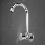 CUROVIT Torreno Zinc Alloy Kitchen Sink Tap | Swiwel Spout Tap with Wall Flange for Kitchen Sink