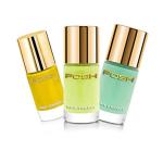 Posh Bumble Bee Yellow, Aqua Green, Lime & Lemony Quick Dry Nail Polish, 9 Ml Each (Pack Of 3)