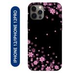 Voleano back cover for Apple Iphone 12,Iphone 12Pro, Roses, Column, flowers, red, roses, column