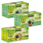 r!neu Green Tea | Detox Desi Kahwa (Pack of 2) + Mint Ginger & Lemon Free | Added Vitamin C | 25 Tea Bags Each