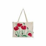 Aakrutii Cream Cotton Ecofriendly Tote Bag for Women (Pack of 1)