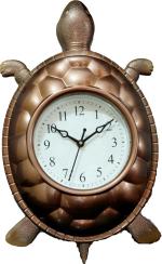 Sigaram White Plastic Analog Wall Clock - 41 cm X 28 cm