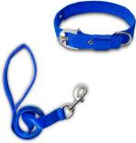 Kuppy Adjustable Dog Collar And Leash Set For Any Breed Dog Collar & Leash (Extra Large, Blue)