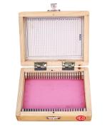 Pasco Wooden Microscope Slide Box For 25 Slides For Biology Lab For Scientific And Laboratory Use