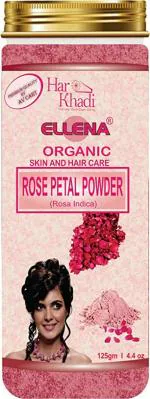 Ellena BY AV Cart Harkhadi Rose Petal Powder | Organic & Chemical Free for Hair and skin (125 gm)