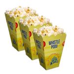 Festiko Team CSK Popcorn Boxes (Set of 10 Pcs), Ipl Theme Popcorn Boxes, Cricket Party Props, Ipl Cricket party supplies