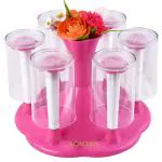 AONTAN ENTERPRISE Stylish Tea Coffee Mug Cup Virgin Plastic cup stand and Glass and Spoon Organiser for Glasses and Cutlery Glass Stand