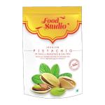 FOOD STUDIO Premium Iranian Roasted & Salted Pistachios Yellow Pouch (250 gm) | Pista Dry Fruit | Tasty & Healthy | High in Protein & Dietary Fiber | Gluten Free & Low Calorie Nuts