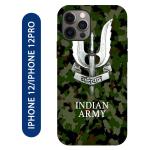 Voleano back cover for Apple Iphone 12,Iphone 12Pro, Indian, Army, love, couple, cases cover