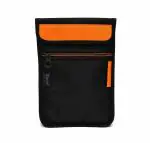 Saco Orange Durable Pouch Soft Sleeve Carrying Bag Case with Shoulder Strap Zipper