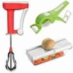 SAVREEN Free Hand Slicer, Blender and Peeler and Juicer Kitchen Tool Set