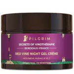 Pilgrim Anti Ageing Red Vine Night Gel Creme with Retinol For Glowing Skin