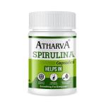 ATHARVA Spirulina Capsules , Pack of 60, (May lower cholesterol and triglyceride levels. Rich in many nutrient. Boasts powerful antioxidant and anti-inflammatory properties)