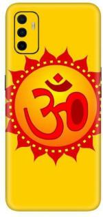 instyler Oppo A53 Matte Vinyl Om Printed Mobile Skin Sticker with Scratch Resistant Lamination