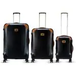 it luggage Resolute Hard Suitcase Expandable Small, Medium, Large Set of 3 Travel Bag 8 Wheel Trolley 16-2406-08 Black, 47,63.5,73.7cm