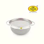 Om Paras Stainless Steel Fruit Basket || Topli Juice Galni King Basket for Fruits || Vegetable || Multipurpose Basket Ergonomic Handle Design (Pack of 1) (7)