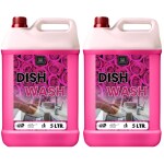BLISS & BLUSH Dishwash Liquid 10 Liter Pink | Eco-Friendly | Natural Ingredients | Baby & Pet Safe