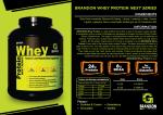 BRANDON Whey Protein 2.27 kg l 24 gm Protein/Serving For Muscle Building & Recovery (Chocolate)