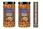 Aldeira Raw California Almonds (500g x 2) | Premium Quality Badam | Protein & Fiber-Rich Dry Fruits | Pack of 2