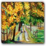 Art Factory Vastu Endless Path Painting Canvas Strecher Canvas 24 inch x 36 inch Painting (Without Frame)