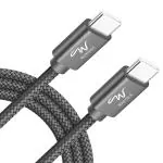 Wayona Type C To Type C Long Fast Charging Cable Type C Charger Cord Compatible With Samsung S22 S20 S20 Fe 2022 S22 Ultra S21 Ultra A70 A51 A53 A33 A73 M51 M31 M33 M53 (1M, Black)