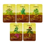 Jeju Root face sheet mask combo for skin Anti-aging & hydrating, women & men, pack of 5