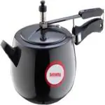 Sahara PC Traditional Hardodized Induction Base 5 L Pressure Cooker High Quality Premium lid type (Pack Of 1)